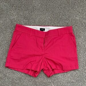 J. Crew Pink/Coral Cotton Shorts